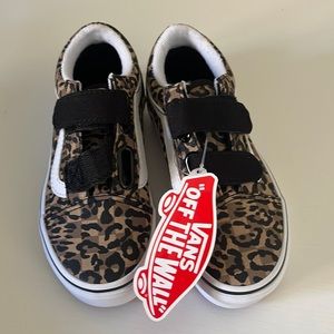 Vans size 10.5 leopard print